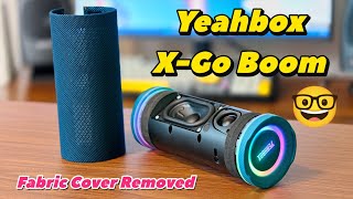 YEAHBOX X-Boom Go - Fabric Cover Removed Basstest!