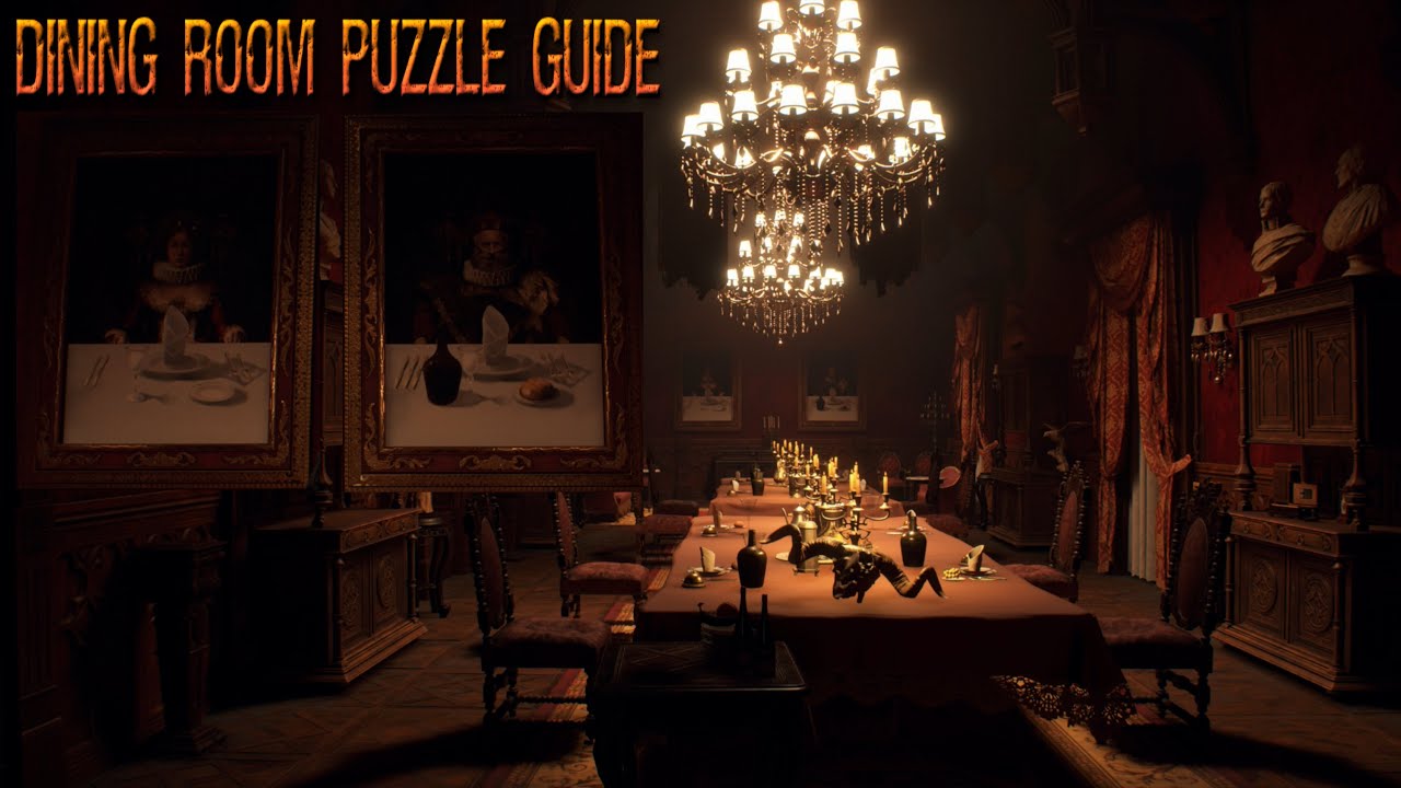 Resident Evil 4 Remake Dining Hall Puzzle Solution