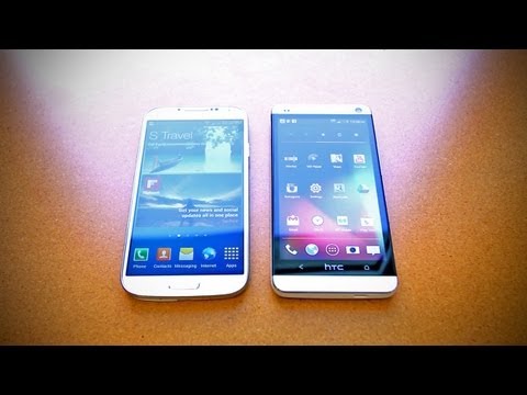 Samsung Galaxy S4 vs HTC One (Comparison Video)