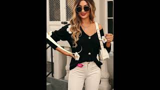 Angel Wings Crochet Flower Button Up Cardigan #josealfaro94605 #jba-tienda-la-tia.myshopify.com