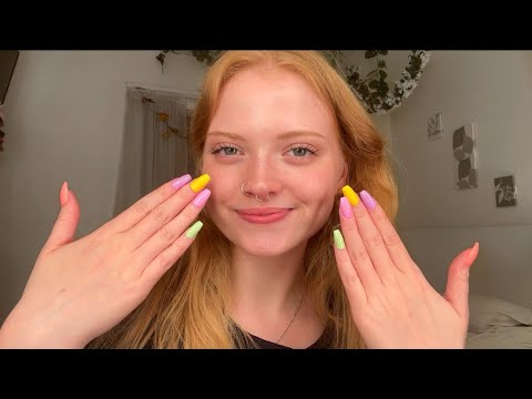 🩷ASMR 💛~ DOING 🧡MY 💚RAINBOW 💜 NAILS 🌈💅🏻