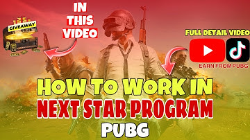HOW TO SUBMIT VIDEO IN NEXT STAR PROGRAM | PUBG NEXT STAR PROGRAM DETAILS | EARN FROM PUBG