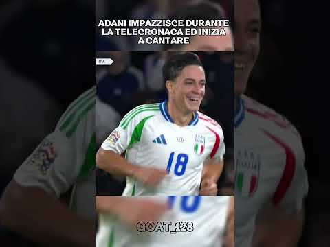 Video ADANI IMPAZZISCE DURANTE LA TELECRONACA E SI METTE A CANTARE