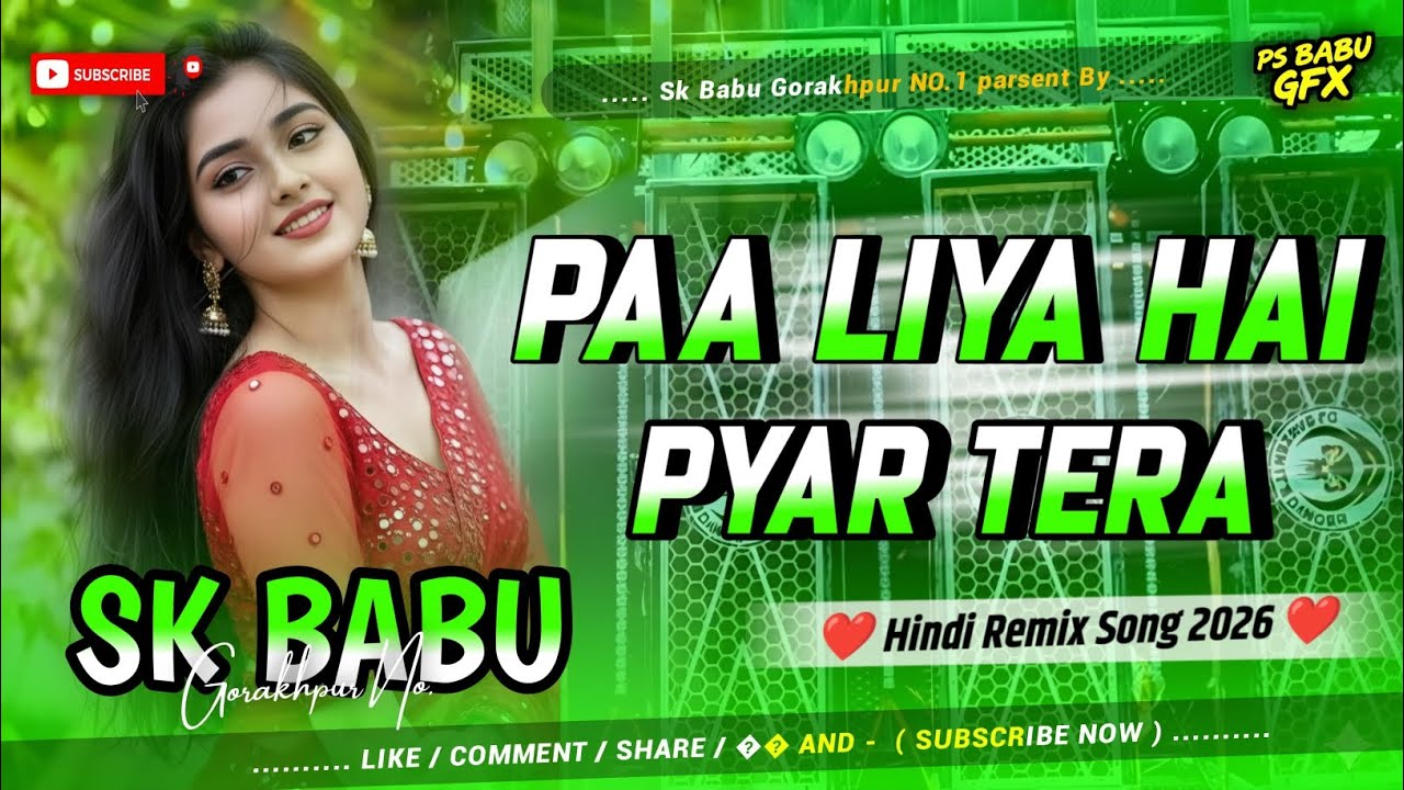 paa liya hai pyar tera Remix || Old Hindi Remix Song || Jbl Dj Song Hindi High Bass Vibration Remix 
