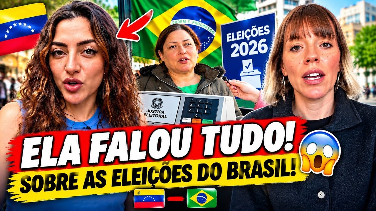 🔥 VENEZUELANA REVELA O QUE PENSA DAS ELEIÇÕES DO BRASIL! 😱🇻🇪🇧🇷