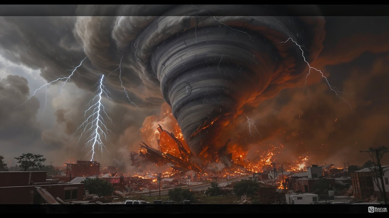 Apocalypse in Texas  Mega Tornado, Hailstorm, Lightning & Fire Devastate City