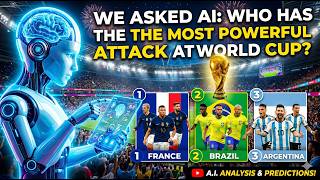 We Asked AI: Who Has the Most Powerful Attack at the World Cup?