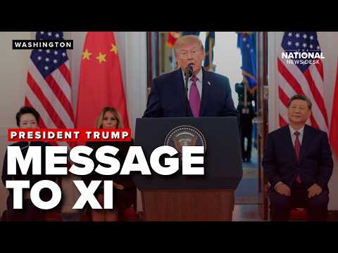 FULL SPEECH | President Trump's White House WELCOME to China's President Xi