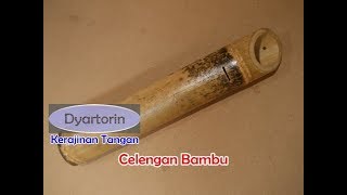 Cara Mudah Membuat Celengan dari Bambu