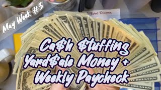 CASH Stuffing 💰 || Weekly PAYCHECK + Yard-sale MONEY #Dollarsmakessense #DollarsMakeSense