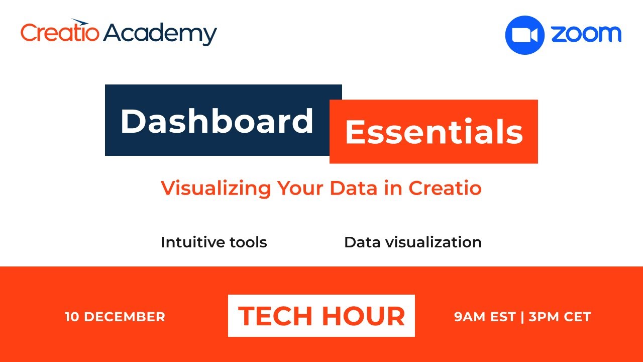 Tech Hour: Dashboard Essentials: Visualizing Your Data in Creatio