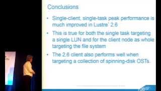 Lustre Client IO Performance Improvements