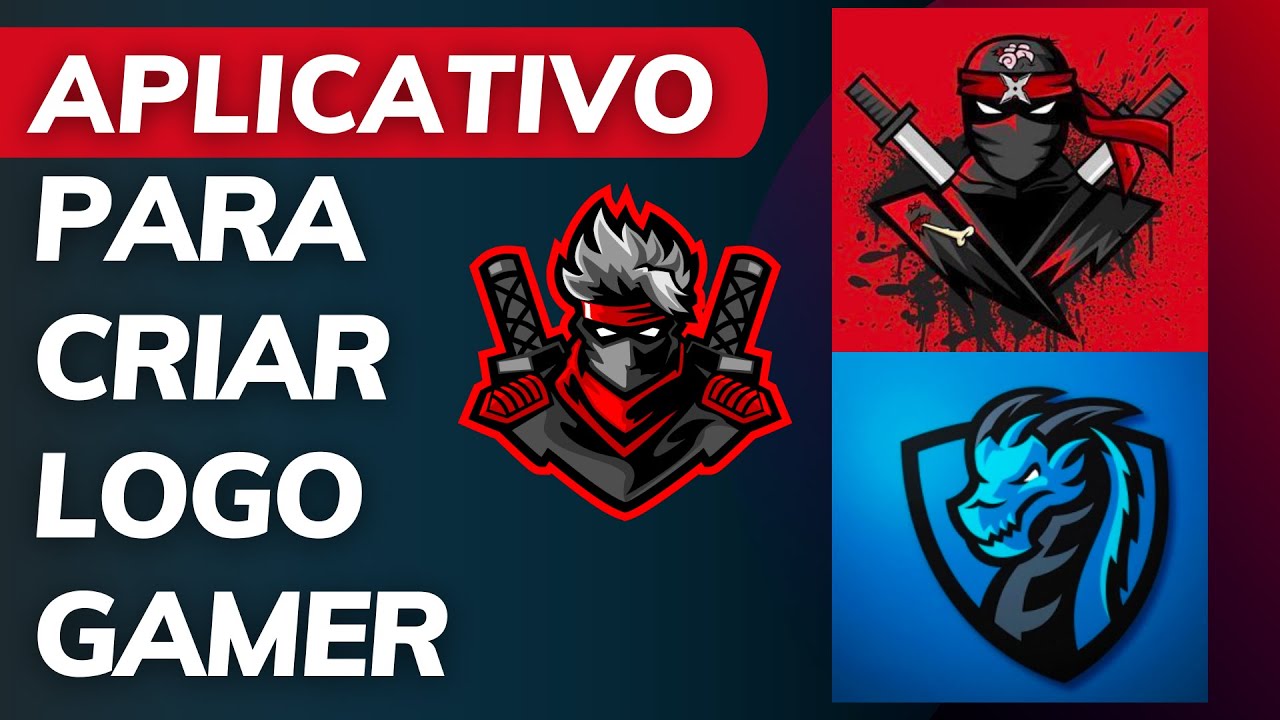 APLICATIVO para CRIAR LOGOTIPO GAMER - TIME DE E-SPORTS no CELULAR ANDROID  