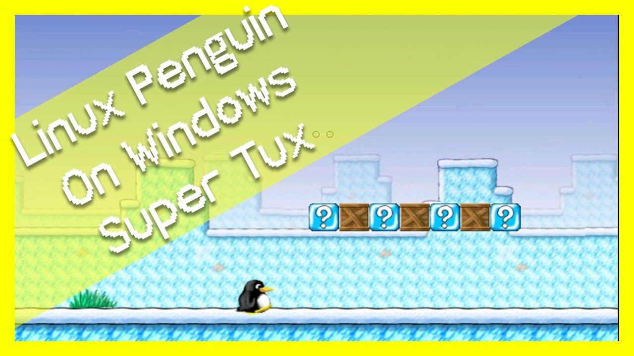 The Linux Penguin on a PC - SuperTux 0.4 - YouTube