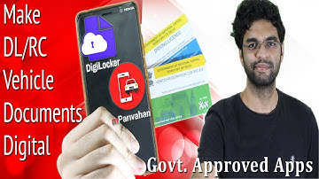 Govt App for Vehicle Documents | How to use DigiLocker for Driving Licence in Hindi | mParivahan