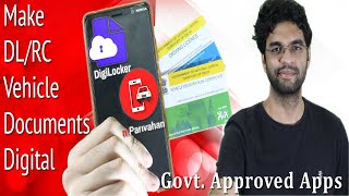 Govt App for Vehicle Documents | How to use DigiLocker for Driving Licence in Hindi | mParivahan screenshot 5