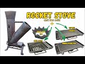 PREMIUM Rocket Stove for garden and outdoor BBQ // CAST IRON 100%