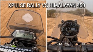 Himalayan 450 Rally vs XPulse 200 Time Trial Hot Lap On Dirt