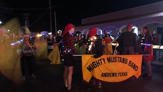 Bands from all over West Texas come out to support Andrews during their parade