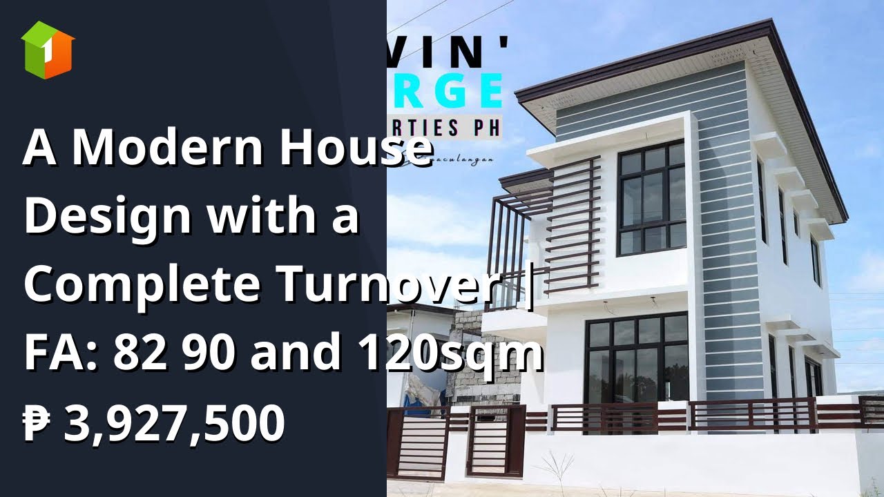A Modern House Design with a Complete Turnover FA 82 90 and 120sqm