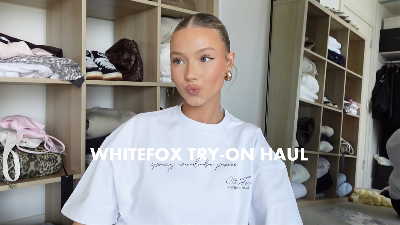 whitefox try on haul - spring wardrobe pieces!!