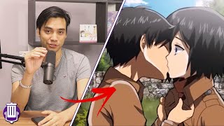 Gigguk Tried Making Eren x Mikasa Canon