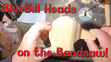 How to Cut Out a Bluebill Duck Decoy Head on a Bandsaw - Decoy Carving - Pitboss Waterfowl Style