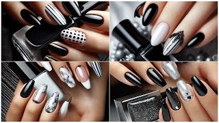 Black & White Nails With a Hidden Meaning 😳 