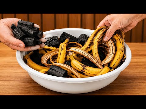 Mix charcoal with banana peel and make dollars! Millions of people don't know this secret 😱 - Unknowns Lab 101