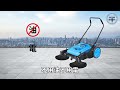 《利器五金》手推式工程掃地車 高密度毛刷 不需插電不需電線無油 不揚塵 MIT-KM70+ 無動力掃地機 product youtube thumbnail