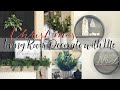 Christmas Living Room Decor | Simple French Country Inspired Decor | 30 Days of Christmas