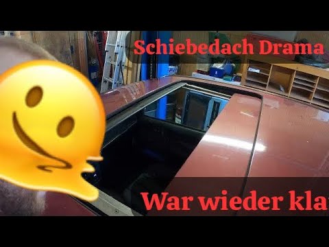 Removing the Sunroof Headliner: Inspection and Broken Lifting Bracket W201 W124 W126