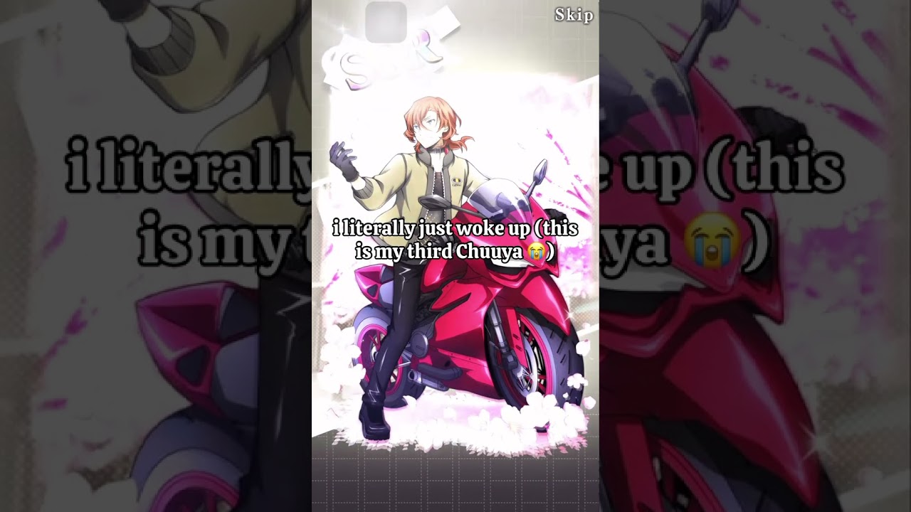 I THINK I LOVE CHUUYA ABIT MUCH—??