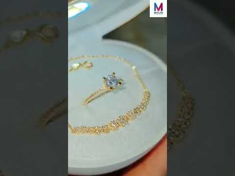 خاتم وانسيال فضه حريمي إيطالي للاناقه عنوان لؤلؤه ملك الفضه مجوهرات  