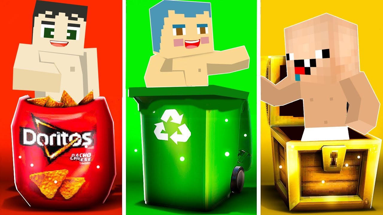 فلم ماين كرافت : تحدي الاستخباء مع فريق زعرور 🔥😱