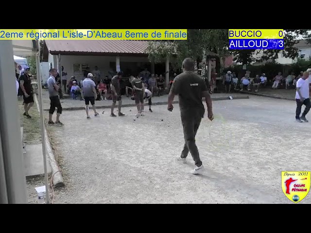 Miniature : Régional L'isle-D'Abeau Buccio vs Ailloud