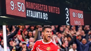 Cristiano Ronaldo decisive goal vs Atalanta at Old Trafford : What a  phenomenal comeback UCL2021/22