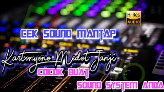Cek Sound Kartonyono Medot Janji Official EA Record