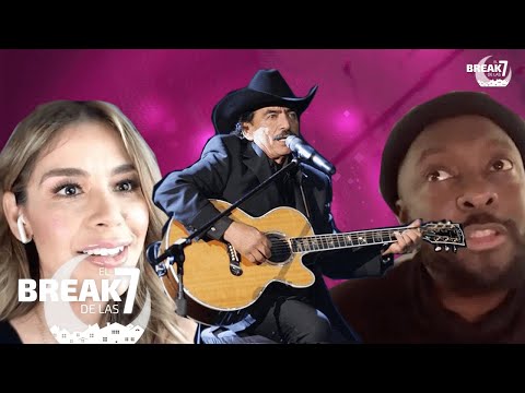 Will.i.am de Black Eyed Peas habla de Joan Sebastian y de cómo fue grabar con él | El Break de las 7