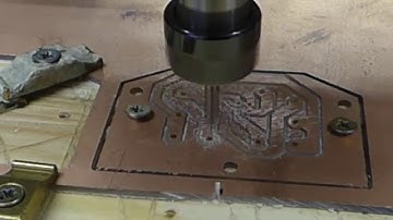 PCB Milling with 60° Vee cutter