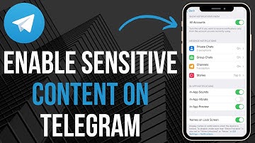 ENABLE Sensitive Content on Telegram 2024 iOS & Android