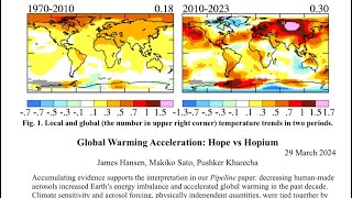 Crucial Update on Global Warming Acceleration by James Hansen and his pals