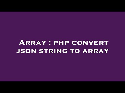Array : php
