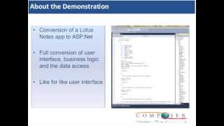 Converting Lotus Notes Applications to  NET July 2013