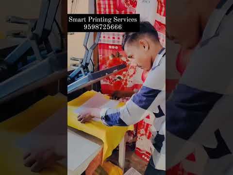 smart Printing Services 😊 #viralvideo #printingtshirt #printingtshirt