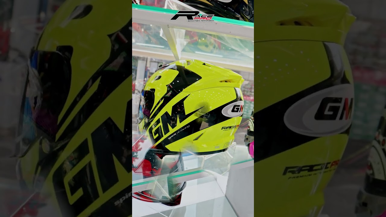 GM Racepro helm fullface yang kece abisss buat temani riding kalian! 🔥 