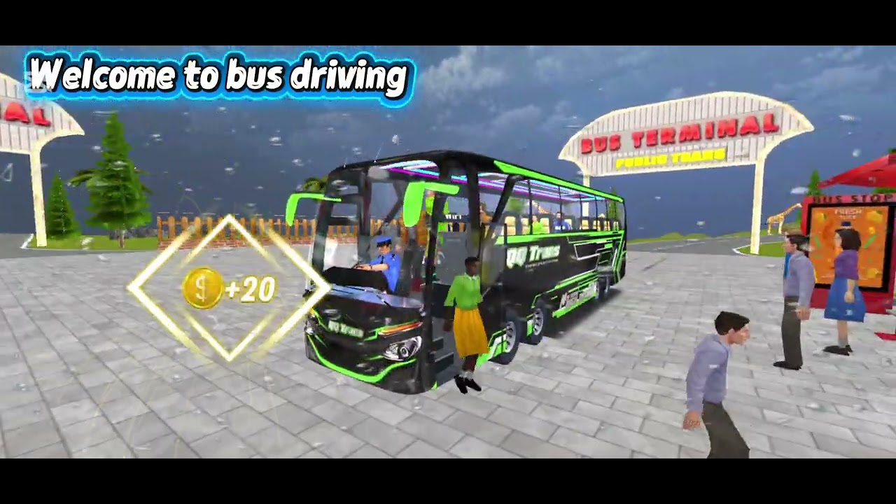 2. New National Bus Simulator 2026 - Long Route Passenger Driving - Bus Game Android Gameplay😄😄😄
