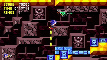 Sonic CD (XBLA) - Tidal Tempest: Zone 2: Present Playthrough (Sonic) [Original Spin Dash]