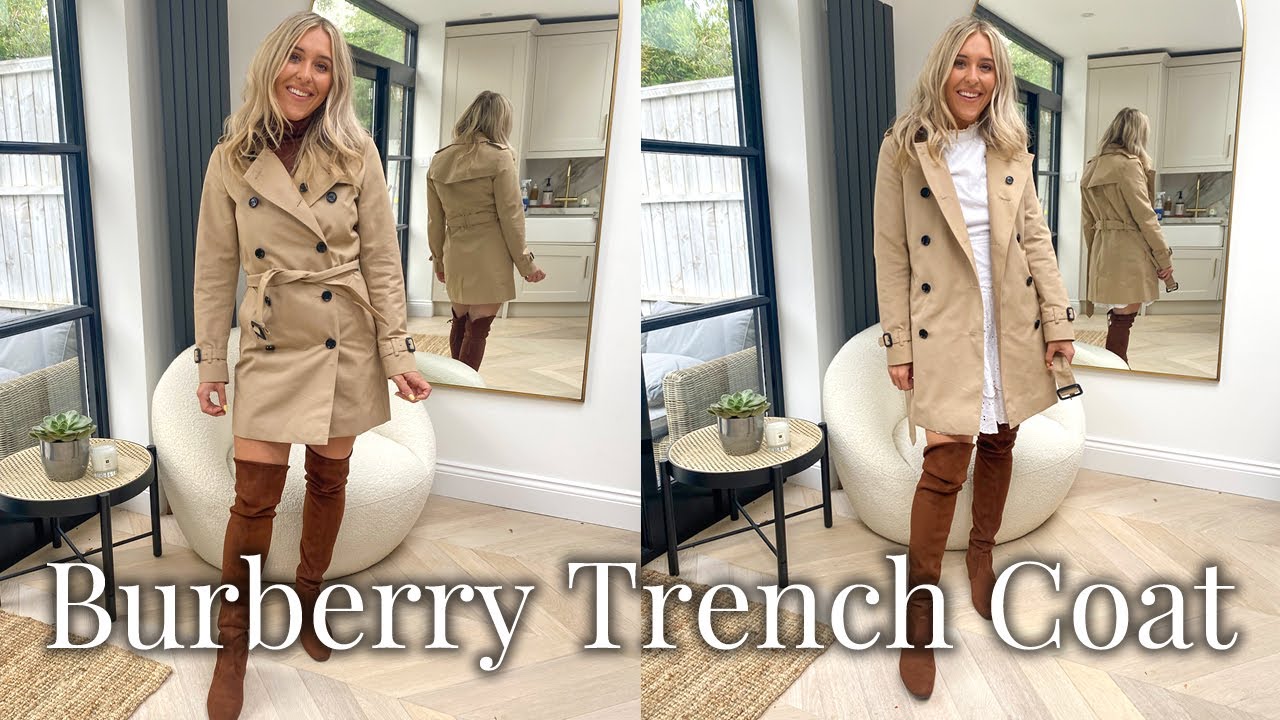 militie smog negeren Burberry Trench Coat Review, Sizing & Styling + Bicester Village - YouTube