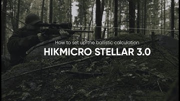 STELLAR 3 0| How to Set up Ballistic Calculation